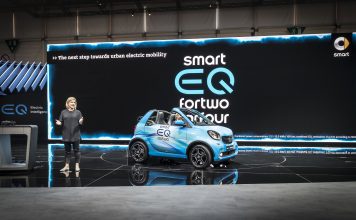 Mercedes-Benz en el 88º Salón de Ginebra smart EQ fortwo cabrio
