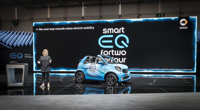 Mercedes-Benz en el 88º Salón de Ginebra smart EQ fortwo cabrio